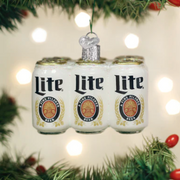 Miller Light Six Pack Ornament