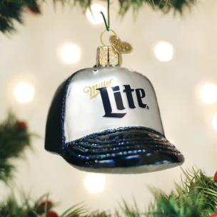 Miller Light Basball Cap Ornament