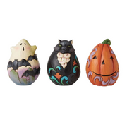Mini Halloween Eggs Set of 6 3 Assorted Styles