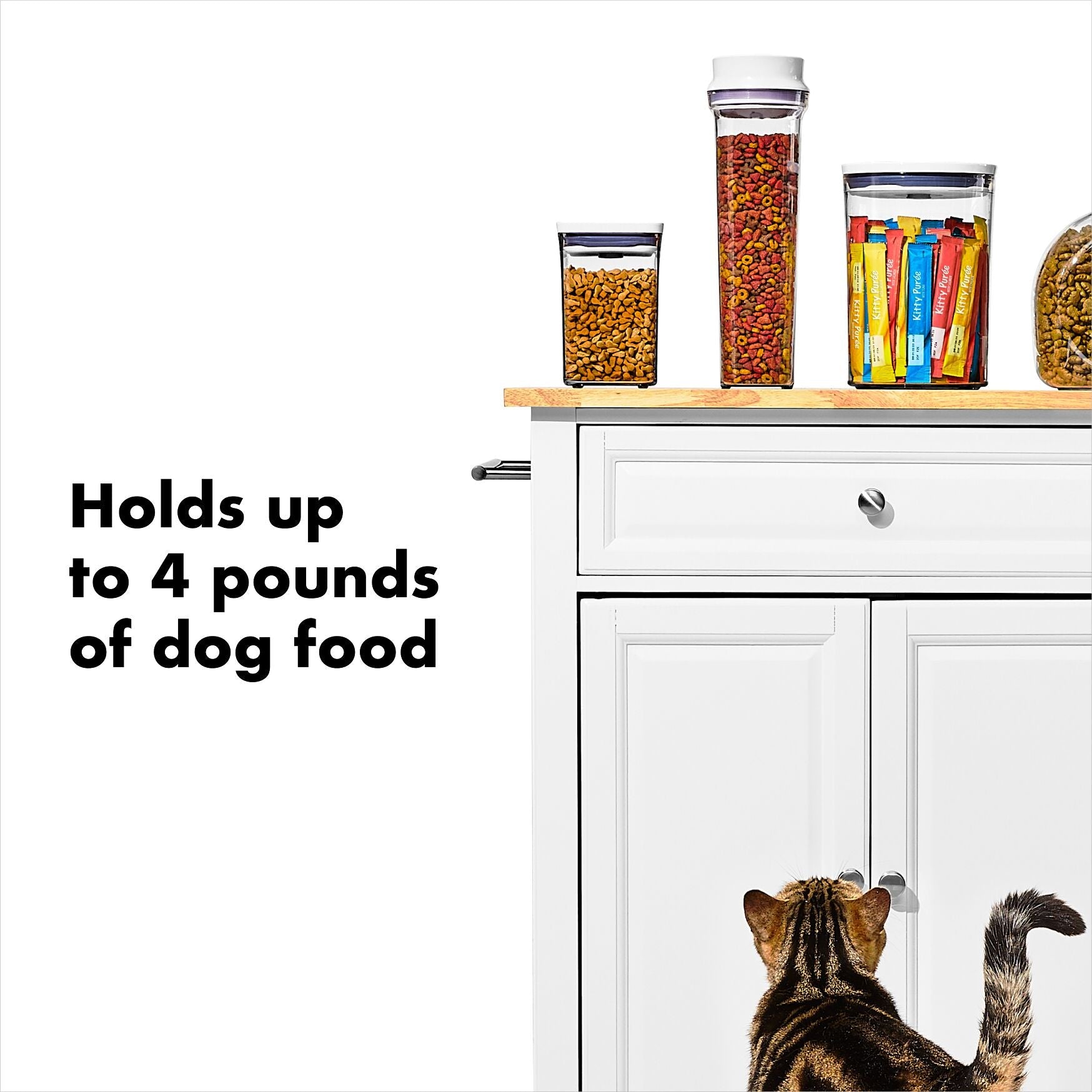 Pet Food Dispenser - 4.5 Qt/4.3 L