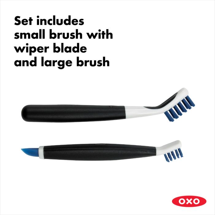 Deep Clean Brush Blue Set of 2