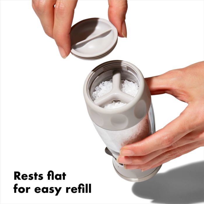 Contoured Mess-Free Salt Grinder