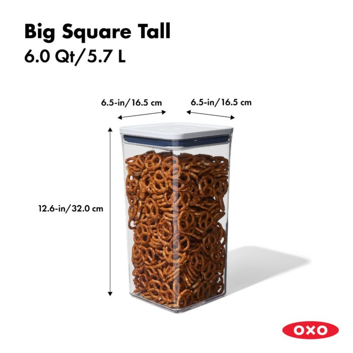 POP Container Big Square Tall 6 Quart