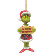 Grinch I'm Here For the Presents Ornament