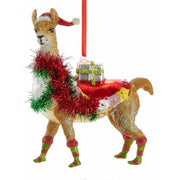 Fancy Llama Ornament 5.25"