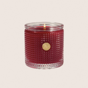 The Smell of Christmas Textured Glass Candle 6 oz