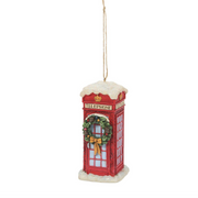Christmas Phone Box Ornament