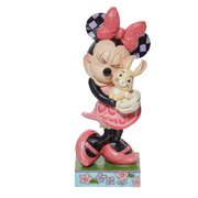 Sweet Spring Snuggle Minnie Holding Bunny