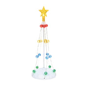 Lit Christmas Pole Tree