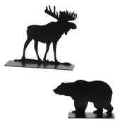 Wild Animal Silhouette Set of 2