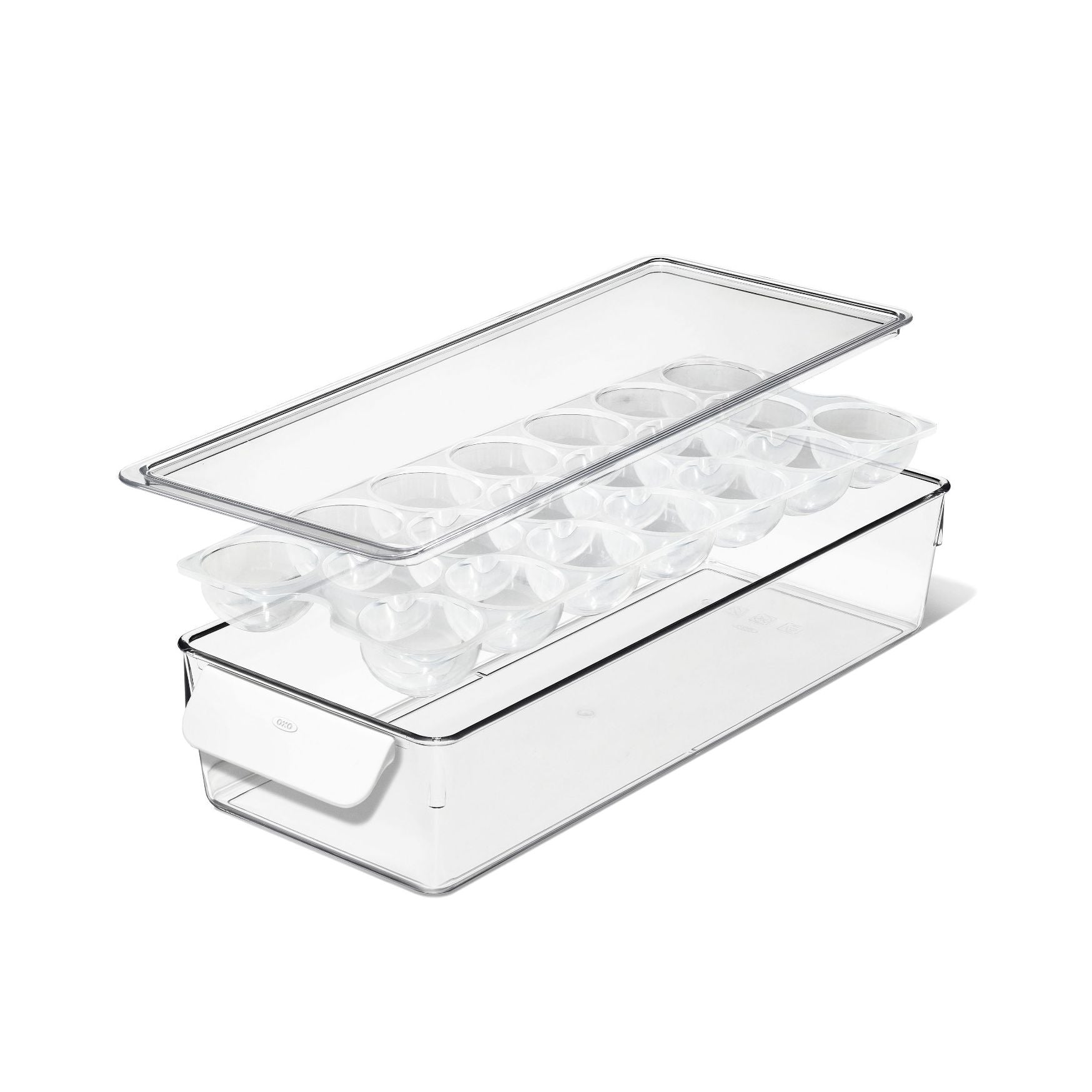 Refrigerator Egg Bin with Removable Tray