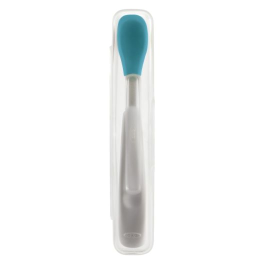 TOT On-The-Go Feeding Spoon Teal