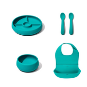 TOT Silicone Feeding Gift Set Teal