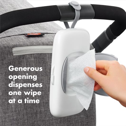TOT On-The-Go Wipes Dispenser Gray Set of 2