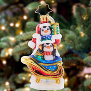 Silliest Sleigh Ride Gem Ornament