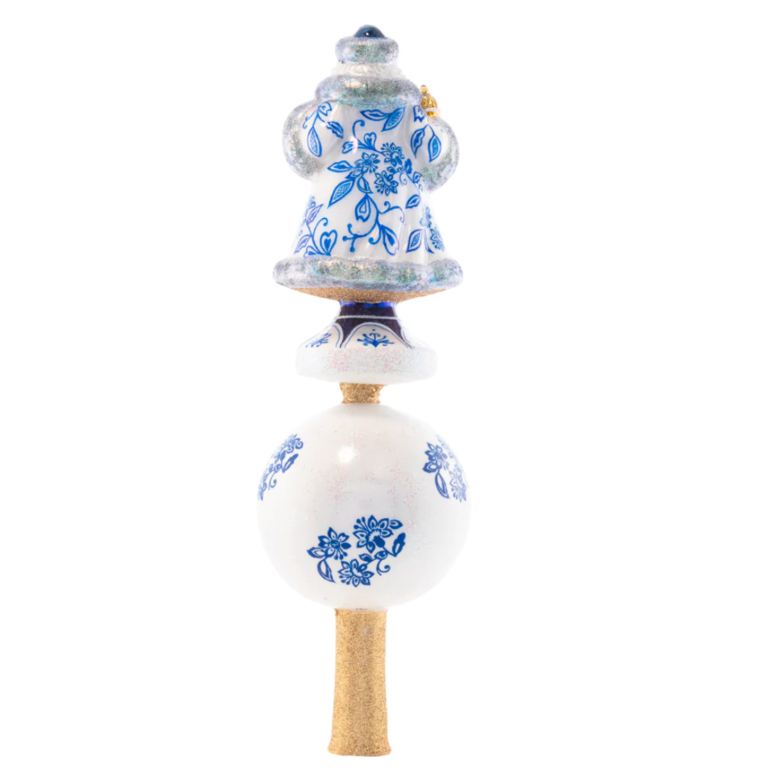 Chinoiserie Elegance Santa Finial Tree Topper