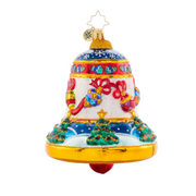 Well Decorated Bell Ornament