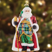 Clad In Plaid Ornament