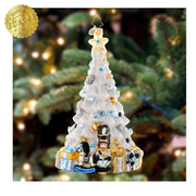 Sparkling Winter Spruce Ornament