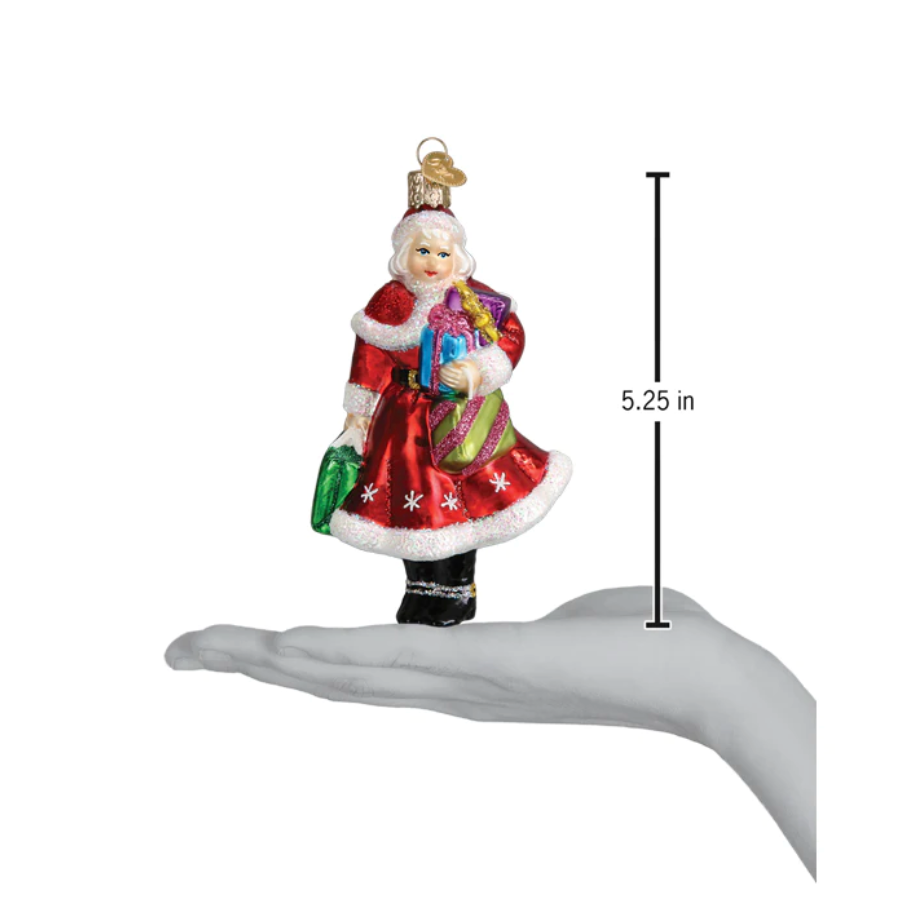 Mrs. Claus Goes Shopping Ornament