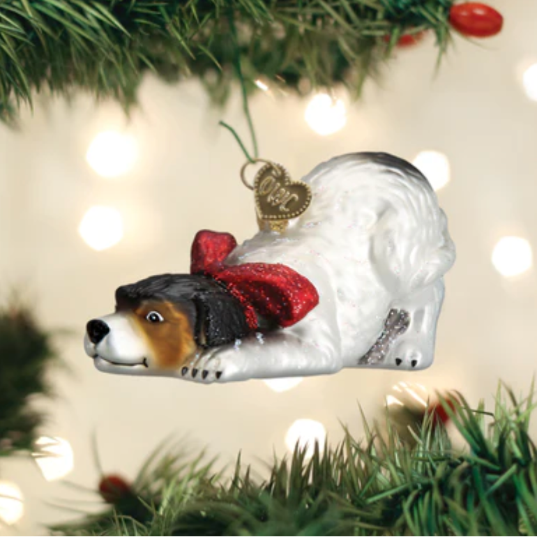 Norman Rockwell Signature Dog Ornament
