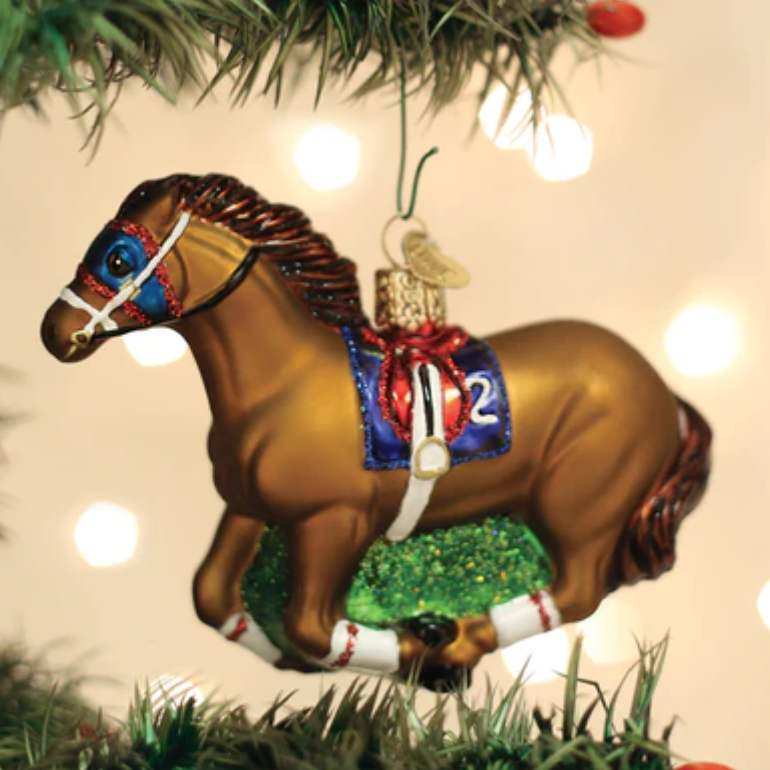 Racehorse Ornament