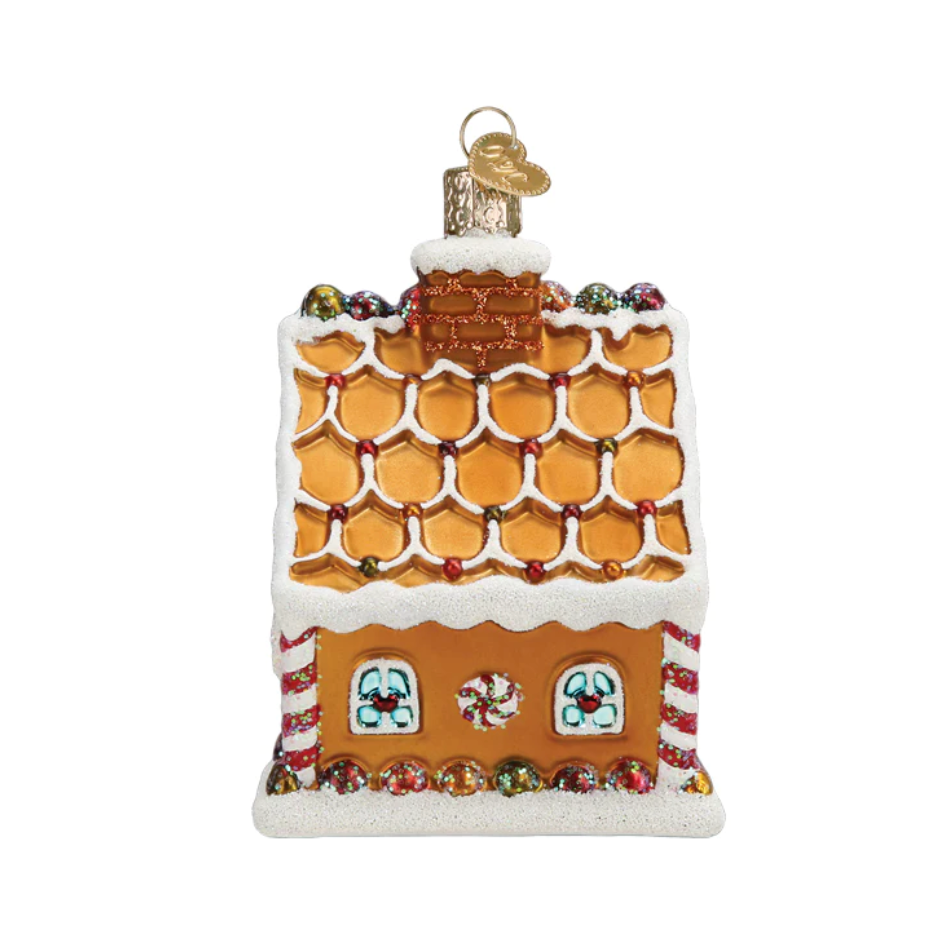 Sweet Gingerbread Cottage Ornament