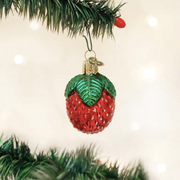 Sparkling Strawberry Ornament