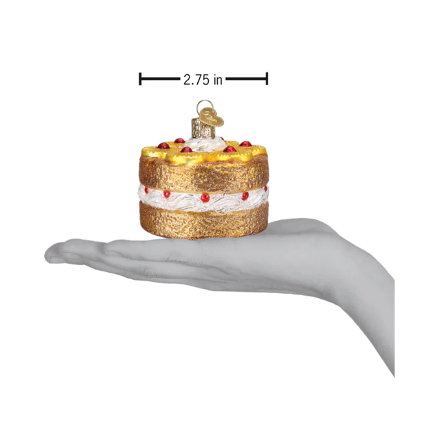 Pineapple Upside Down Cake Ornament