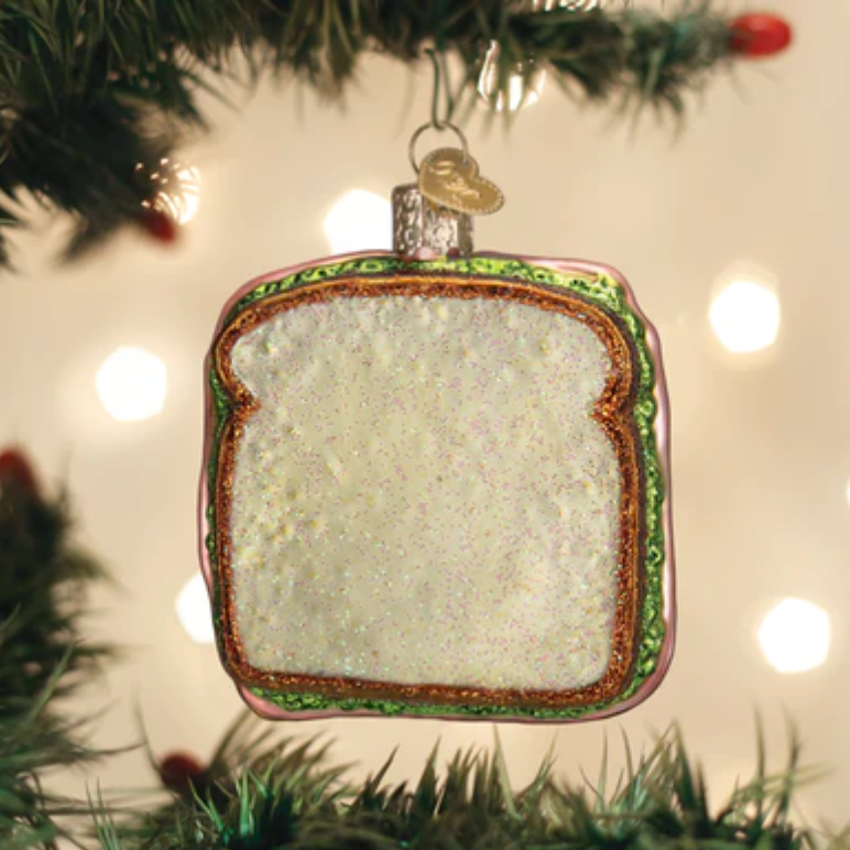 Ham and Cheese Sandwich Ornament