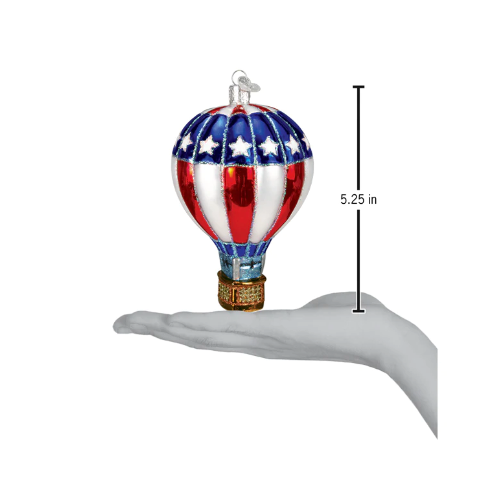 Patriotic Hot Air Balloon Ornament