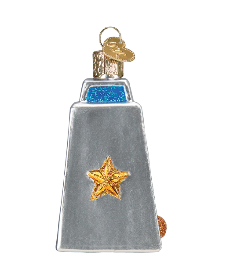 Cowbell Ornament