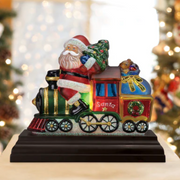 Santa On Locomotive Night Light