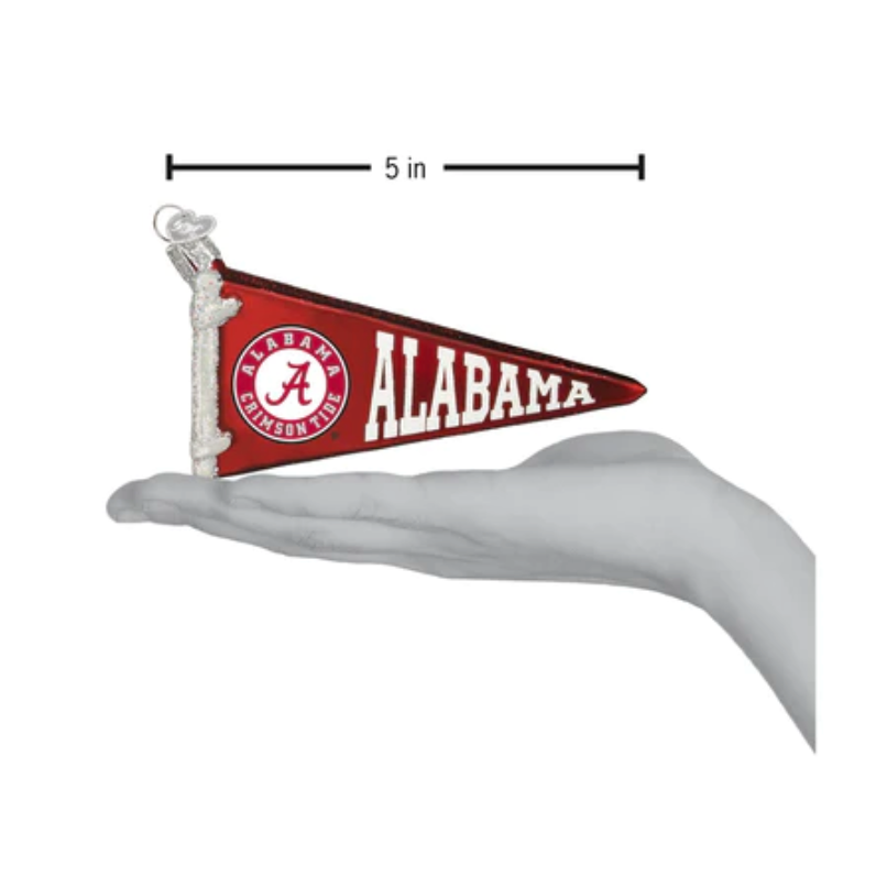 University of Alabama Pennant Ornament