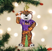 LSU Mike The Tiger Mascot Ornament