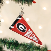 University of Georgia Pennant Ornament