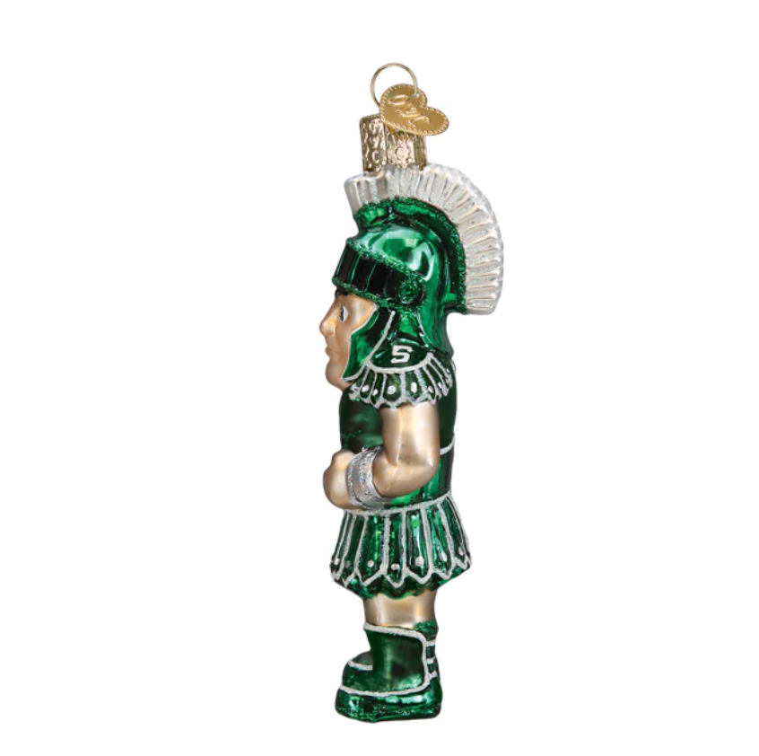 Michigan State Sparty Mascot Ornament