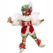 African American Gingerbread House Fairy Small 11"