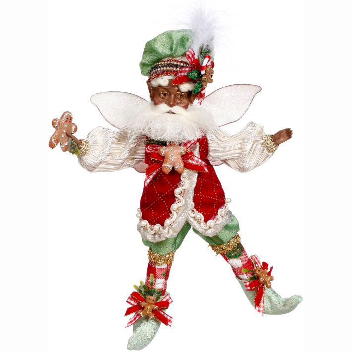 African American Gingerbread House Fairy Small 11"