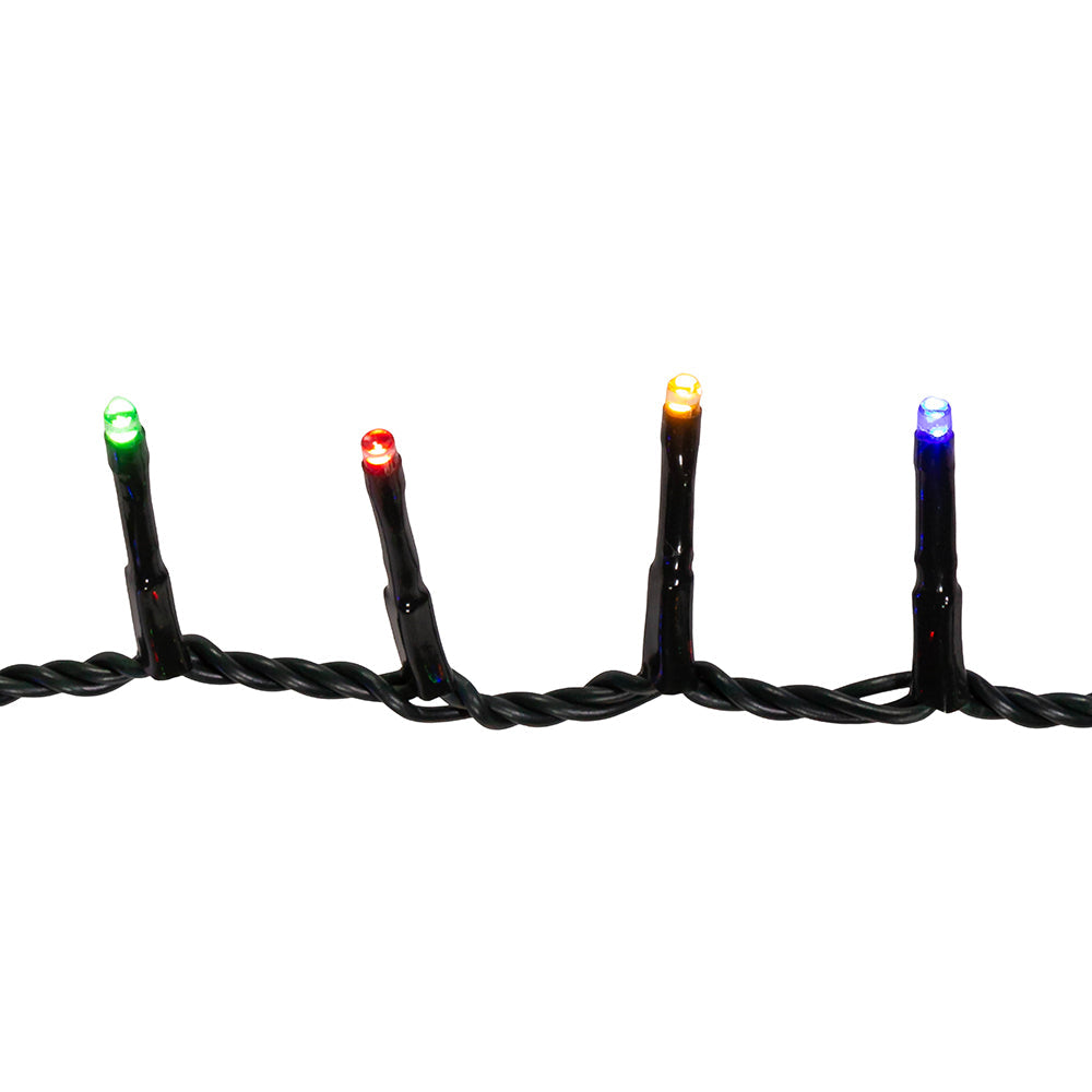 Multi-Color LED Rice Light Set 600 Light 49' Length