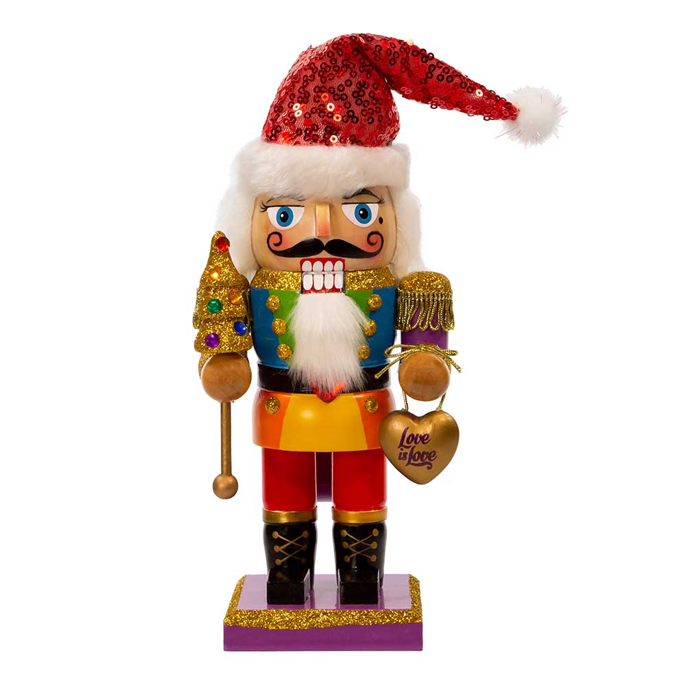Pride Wooden Nutcracker 10"