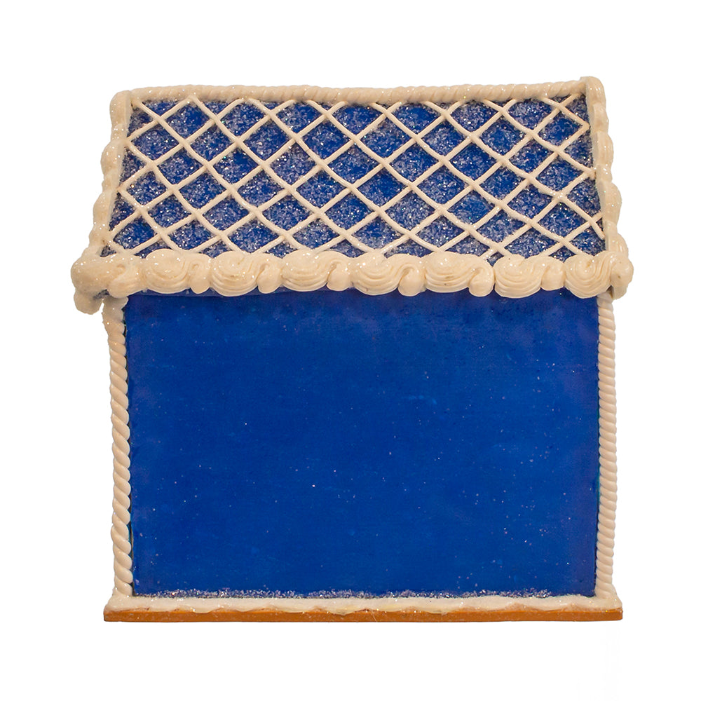 Lit Hanukkah LED Gingerbread House Décor 7"