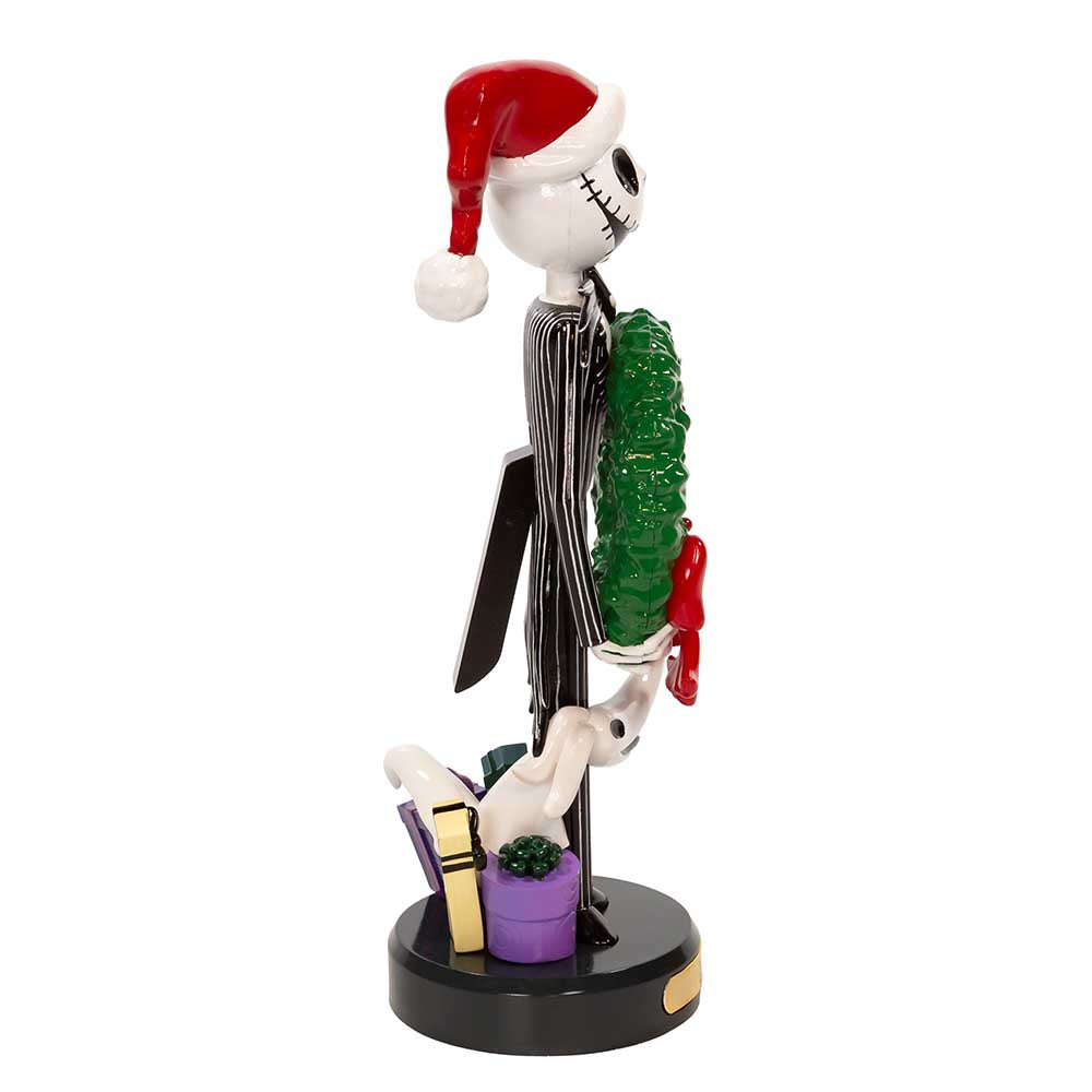 Nightmare Before Christmas Jack Skellington Wreath Nutcracker 10"