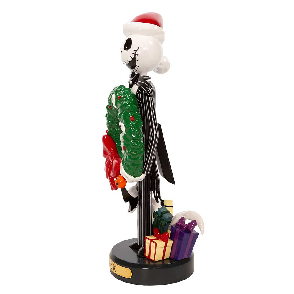 Nightmare Before Christmas Jack Skellington Wreath Nutcracker 10"