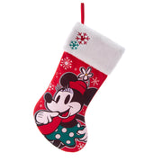 Minnie Mouse Embroidered Cuff Stocking 19"