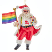 Pride Santa Resin Ornament 5"