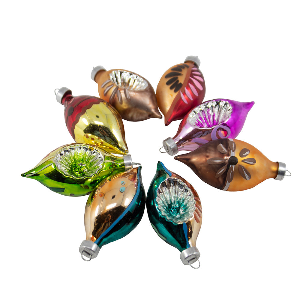 Early Years Oval Glass Ornaments 30mm Set of 24