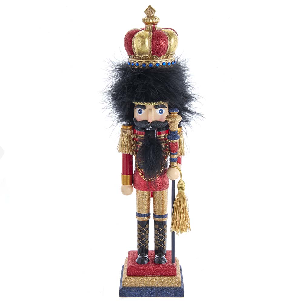 Hollywood Red & Gold Nutcracker King 18"