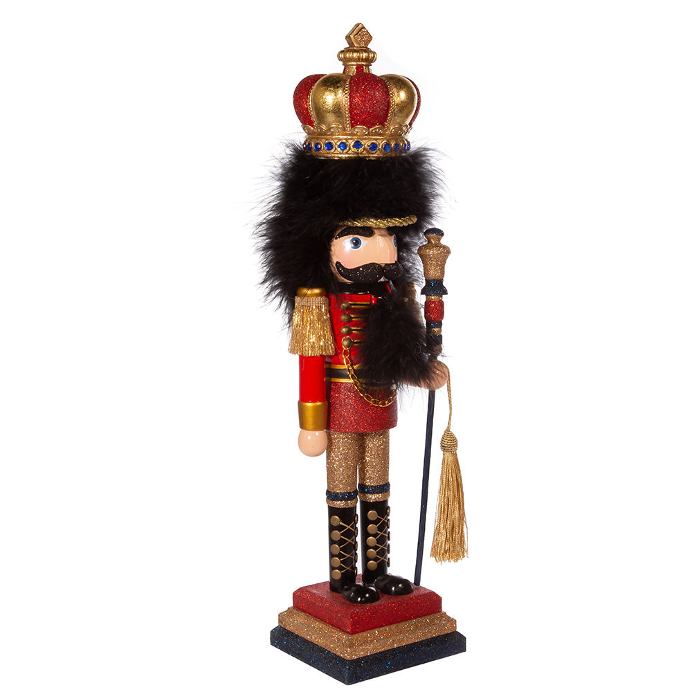 Hollywood Red & Gold Nutcracker King 18"
