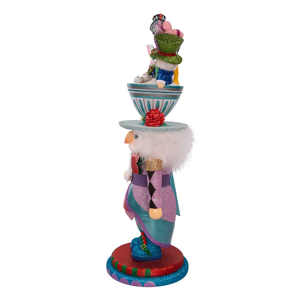 Hollywood Alice & Friends in Tea Cup Party Hat Nutcracker 24"
